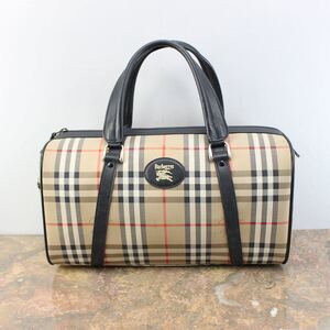 BURBERRYS CHECK PATTERNED BOSTON BAG/バーバリーズチェック柄ボストンバッグ