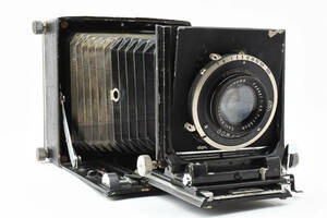 Linhof 4x5 リンホフ Carl Zeiss Jena Tessar 1:4.5 13.5cm 蛇腹カメラ ジャンク