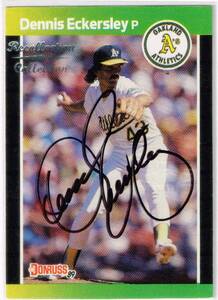 MLB 2002 Donruss Recollection Collection Buy Back Autograph Dennis Eckersley 07/15 Auto 直筆サイン デニス・エカーズリー