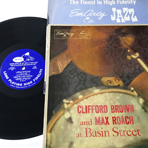 US ORIG LP■Clifford Brown / Max Roach■At Basin Street■Emarcy 青ドラマー・ラベル カンパニースリーヴ付 オリジナル【試聴できます】