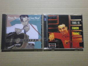 ファロン・ヤング 2枚で 「Faron Young : Live Fast, Love Hard Original Capitol Recordings, 1952-1962」「This Is Faron Young」