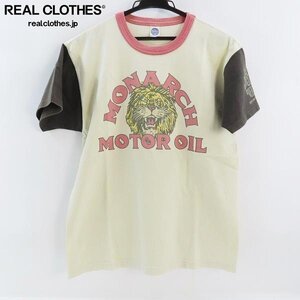 ☆TOYS McCOY/トイズマッコイ MONARCH MOTOR OIL プリント ショートスリーブTシャツ L /UPK