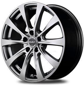 マルカ ホイール ユーロスピード F10 スバル インプレッサ GDB MID 【17×7.0J 5-114.3 INSET38 メタリックグレー】 1本単品