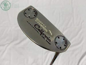 AL0604834　♭ 1円～ SCOTTY CAMERON スコッティキャメロン カルフォルニア デルマ パター ヘッドカバー付 メンズ ゴルフ 中古 現状品