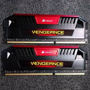 【中古】DDR3メモリ 16GB(8GB2枚組) CORSAIR VENGEANCE PRO SERIES CMY16GX3M2A2400C11R [DDR3-2400 PC3-19200]