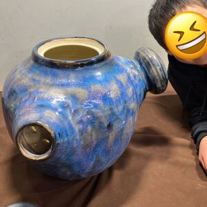 陶芸 壺 花器 唐物 花瓶 インテリア 小壺 花入 華道具 中国美術 コレクション 日本陶器　古い 日本陶器