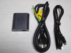 DELL ACアダプター DA24NM130 中古 19.5V-1.2A or 5.0V-2.0A