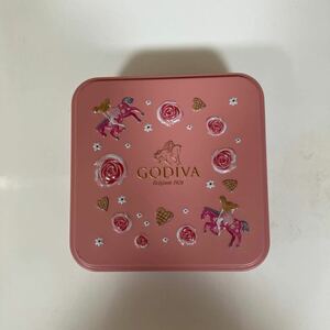 GODIVA 空缶ピンク