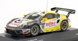 ドイツ限定 イクソ 1/43 ポルシェ 911 GT3R #98 Rowe Racing スパ24H 2020 優勝