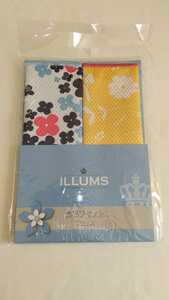 送料無料 新品非売品 イルムス ILLUMS 水切りマット 2枚 可愛い 花柄 小鳥 ランチョンマット お皿ふき 北欧 40×30cm 布巾 エディオン 鳥