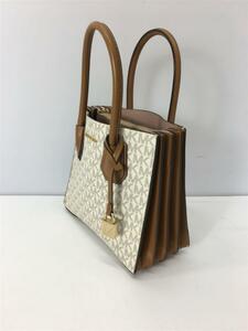 MICHAEL KORS◆ハンドバッグ/PVC/CRM/モノグラム/30F8GM9M6B