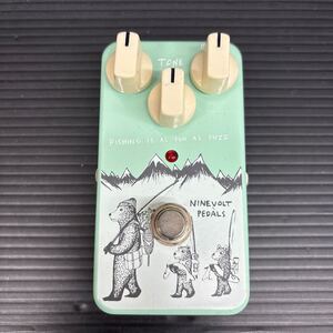 ② NINEVOLT PEDALS FISHING IS AS FUN AS FUZZ Animals Pedal エフェクター 動作未確認