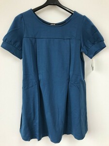 【レディース】重ね着風後ろ見せプルオーバー/マタニティ/ブルー/3L/XXL