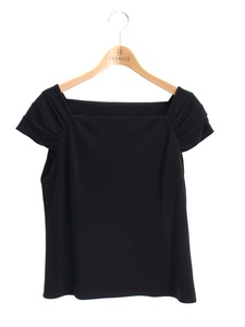 FOXEY NEW YORK フォクシー カットソー 42 Luelle Top ブラック IT6OPWQXICY8