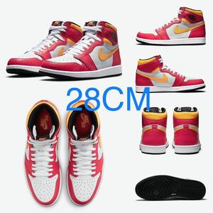 28cm AIR JORDAN 1 RETRO HIGH OG LIGHT FUSION RED