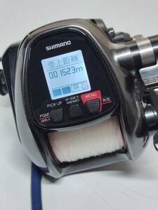 シマノ 13 電動丸 プレイズ 3000 電動リール 日本製 SHIMANO PLAYS Made in JP 03620 巻上距離1.5km 使用時間5.4ｈ 動作品