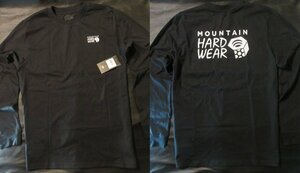 本物正規◆マウンテンハードウェア◆長袖Tシャツ 黒■M■MHW BACK LOGO/新品/日本未入荷 ロンT