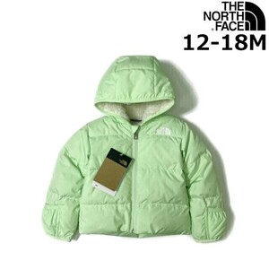 1円～!売切!【正規新品】THE NORTH FACE BABY NORTH DOWN HOODED JACKET ダウンジャケット US限定 キッズ ベビー(12-18M)緑 240517-15