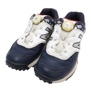 NEW BALANCE GOLF ニューバランスゴルフ WGB574US ゴルフシューズ 星条旗 ネイビー系 22.5 [240101032134] ゴルフウェア レディース