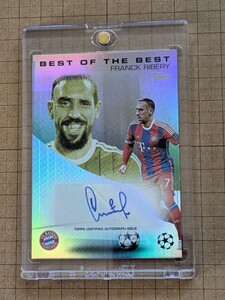 フランク・リベリー【2024-25 TOPPS UEFA CLUB COMPETITIONS】FRANCK RIBERY BBA-FR ベスト・オブ・ベスト 直筆サインカード