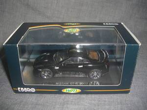 ★エブロ 1/43 NISSAN GT-R 2007★SUPER BLACK No 44040