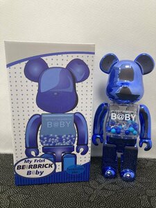 BE@RBRICK 400％ メディコムトイ MEDICOM TOY 千秋 コレット blue ブルー ベアブリック 中古 TN 1