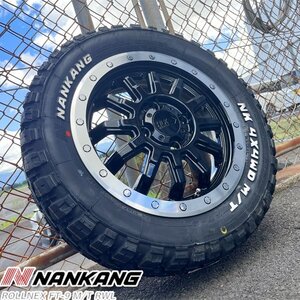 リフトアップ 165/65R14 14インチ 4H 新品 タイヤホイール 4本セット NANKANG FT9 エブリイ ワゴン バン キャリイ ハスラー グロスブラック