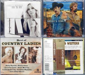 COUNTRY カントリー 38タイトル ASHLEY MONROE, BROOKS & DUNN, CARRIE UNDERWOOD, RASCAL FLATTS, TIM McGRAW, WILLIE NELSON, 西部劇