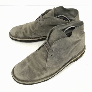 Clarks★DRIGINALS DESERT BOOT/スエード/チャッカブーツ【10/27.5/グレー】クラークス◆P-194