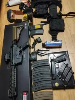 次世代電動ガン Mk18 Mod.1　ハイキャパゴールドマッチ　サバゲーセット