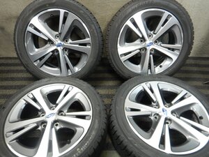 J3T8380■215/50R17 YOKOHAMA ICEGUARD IG60 スバル 純正 7J 5H +55 PCD100★条件付送料無料★レヴォーグ　美品