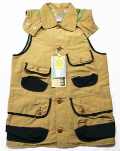 Freewheelers (フリーホイーラーズ) 60/40 Mountain Cloth Vest “Columbia” / コロンビア ベスト #1521023 未使用品 BEIGE size 36