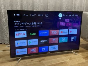 TCL 50V型 4K 液晶テレビ スマートテレビ 50P618 (Android TV) 4Kチューナー内蔵