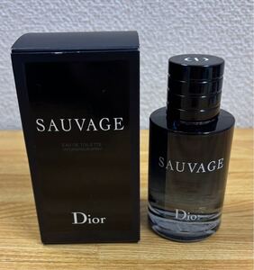 ほぼ未使用 Christian Dior SAUVAGE ディオール ソヴァージュ 60ml オードゥ トワレ 香水