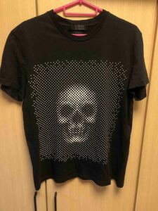 国内正規 13SS ALEXANDER McQUEEN アレキサンダー マックィーン ドット スカル Tシャツ カットソー S