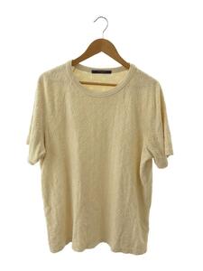 LOUIS VUITTON◆Tシャツ/モノグラム タリングTシャツ/HGY20W/XL/シルク/アイボリー/総柄