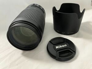 1円スタート Nikon ニコン レンズ ED AF-S NIKKOR 70-300mm VR 1:4.5-5.6 HB-36 一眼カメラ用 現状品