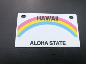 ハワイ TOYライセンスプレート ナンバープレート USDM 自転車 カート等に hawaii アメリカ雑貨