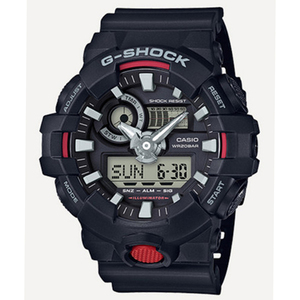 カシオ CASIO Gショック G-SHOCK アナデジ クオーツ メンズ 腕時計 GA-700-1A ブラック ブラック