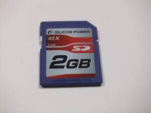 SDカード 2GB フォーマット済み 1枚 動作品 シリコンパワー