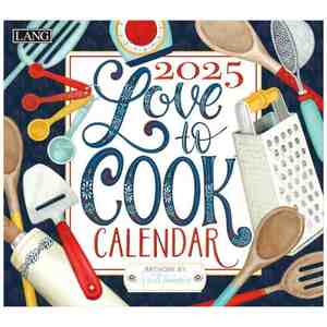 壁掛けカレンダー2025年 LANG ラング 2025 Calendar LoriLynn Simms Love To Cook