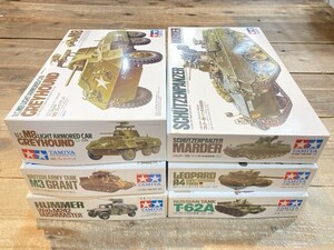 タミヤ 1/35 ハマーM242 マルダー西ドイツ歩兵戦闘車 レオパルトA4戦車 T-62A戦車 他 まとめて [30-294]