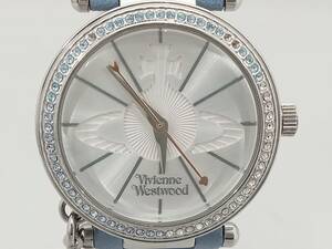 Vivienne Westwood VV006BL 時計 ビビアンウエストウッド シルバー文字盤 クォーツ レディース 腕時計