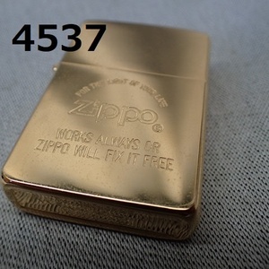 ■AC-4537◆コレクター放出品　ヴィンテージ　1978年製　WORKS ALWAYS OR ZIPPO WILL FIX FREE ジッポ―　ZIPPO 未使用保管品 