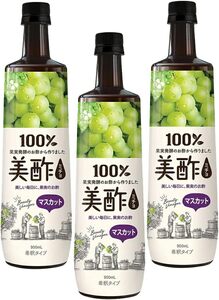 マスカット3本 美酢 (ミチョ) 希釈タイプ マスカット味 900ml 3本セット