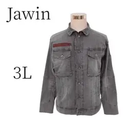 Jawin ジャウィン グレー デニムジャケット 3L