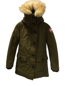 CANADA GOOSE◆ダウンジャケット/XS/ナイロン/KHK