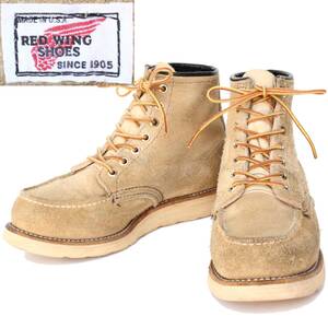 (43501)希少プリント羽タグ96年製REDWING8173レッドウィング7E 25cm(ラフアウト スエード起毛旧プリント羽タグ旧羽プリントタグ初期モック)