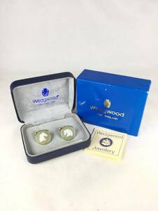 【中古・美品】★1スタ★ Wedgwood Jewellery ウエッジウッド ホース カフス ゴールド×グリーン 付属品あり ※長期保管品 アクセサリー