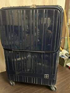 hands＋ スーツケース ライトシリーズ ジップ 60L 旅行バッグ 札幌出品 引取歓迎！